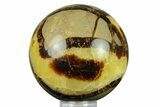 Polished Septarian Sphere - Madagascar #289923-1